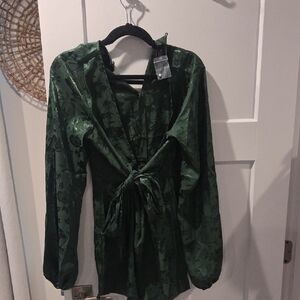 VICI Elegant Green Women's Top